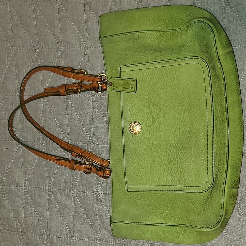 Leather Coach Bag